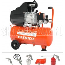 PATRIOT 525306366 EURO 24 240K Компрессор поршневой масляный