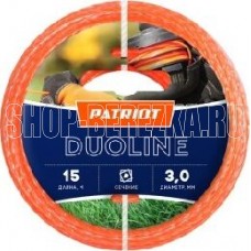 PATRIOT 805401171 D 3,0 мм L 15 м (скрученный квадрат, двухцветная) PATRIOT 805401171 D 3,0 мм L 15 м (скрученный квадрат, двухцветная)