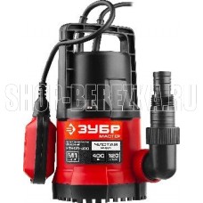 ЗУБР НПЧ-М1-400 Насос погружной дренажный для чистой воды 400 Вт, 120 л/мин