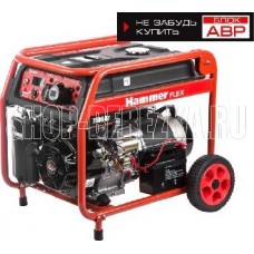 HAMMER(572012)Бензоэлектростанция Flex GN8000ATS 7.5КВт