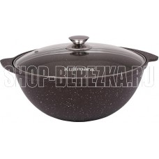 KUKMARA кмк47а а/пр литой 4,5л д/плова стекл/кр Кофейный мрамор