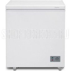 БИРЮСА 155KХ 145л (ларь, глухая крышка) белый