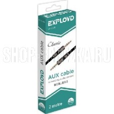 EXPLOYD EX-K-635 AUX Jack 3,5mm (M) - Jack 3,5mm (M) 2M чёрный