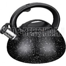 AGNESS 907-080 Black Marble нерж. 3л