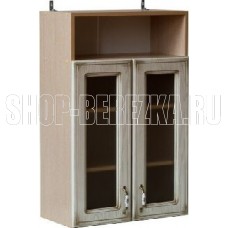 БИТЕЛ АНЖЕЛИКА ШКН 600ПВ (высота 920) фасад ясень/патина, каркас дуб молочный