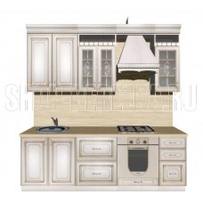 БИТЕЛ АНЖЕЛИКА ШКН 800ПВ (высота 920) фасад ясень/патина, каркас дуб молочный