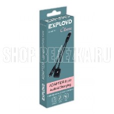 EXPLOYD EX-AD-761 Переходник Jack 3,5mm - 8 Pin Classic черный