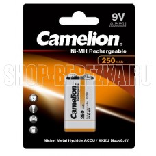 CAMELION (5014) 9V-250mAh Ni-Mh BL-1 (NH-9V250BP1, аккумулятор,9В)