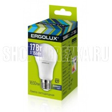 ERGOLUX (13181) LED-A60-17W-E27-6K