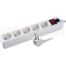 VOLSTEN (12305) SP 5x3 (Сетевой фильтр, 5 гн. 3 м., 10А, 2200 Вт.)