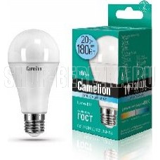 CAMELION (13165) LED20-A65/845/E27/20Вт/4500К
