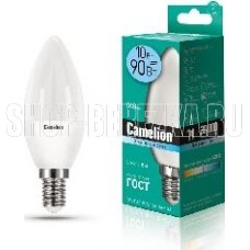 CAMELION (13561) LED10-C35/845/E14/10Вт/4500К