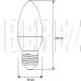 CAMELION (12390) LED8-C35/845/E27/4500К/8Вт