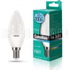 CAMELION (13689) LED12-C35/845/E14/12Вт/4500К