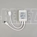 VOLPE (10774) ULS-Q221 5050-60LED/m-IP20-3M-RGB RRP36C24 Комплект светодиодной ленты с адаптером и кон