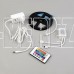VOLPE (10774) ULS-Q221 5050-60LED/m-IP20-3M-RGB RRP36C24 Комплект светодиодной ленты с адаптером и кон