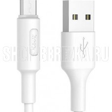 HOCO (6957531080138) X25 USB (m)-microUSB (m) 1.0м - белый