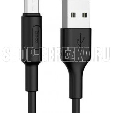 HOCO (6957531080121) X25 USB (m)-microUSB (m) 1.0м - черный