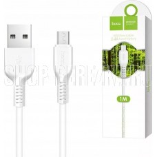 HOCO (6957531068952) X20 USB (m)-microUSB (m) 3.0м - белый