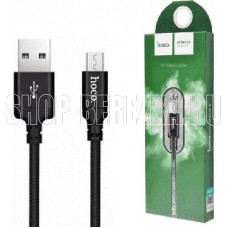 HOCO (6957531062844) X14 USB (m)-microUSB (m) 1.0м - черный