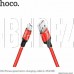 HOCO (6957531062851) X14 USB (m)-microUSB (m) 1.0м - красный/черный
