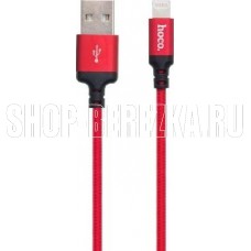 HOCO (6957531062837) X14 USB (m) - 8 Pin (m) 1.0m - красный/черный