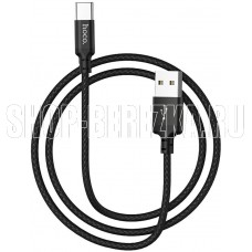 HOCO (6957531062868) X14 USB (m)-Type-C (m) 1.0м - черный HOCO (6957531062868) X14 USB (m)-Type-C (m) 1.0м - черный