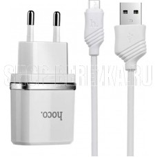 HOCO (6957531047742) C11 1USB 1A MICRO USB 1м белый