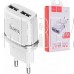 HOCO (6957531047759) C12 2USB 2.4A белый