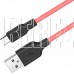 HOCO (6957531071396) X21 USB (m)-microUSB (m) 1.0м - черный/красный