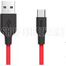 HOCO (6957531071419) X21 USB (m) - Type-C (m) 1.0m - красный/черный