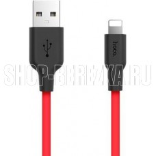 HOCO (6957531071372) X21 USB (m) - 8 Pin (m) 1.0m - красный/черный