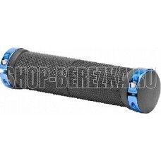 STELS Грипсы XH-G59BL 130 мм чёрные, синие кольца, в инд. упаковке 150131 LU074691