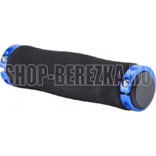 STELS Грипсы XH-GN02BL 130 мм чёрные, материал EVA, синие кольца, в инд. упаковке 150241 LU089186 STELS Грипсы XH-GN02BL 130 мм чёрные, материал EVA, синие кольца, в инд. упаковке 150241 LU089186