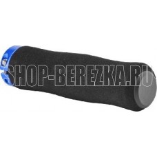 STELS Грипсы XH-GN01BL 130 мм чёрные, материал EVA, синие кольца, в инд. упаковке 150245 LU089190