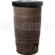 PROSPERPLAST Комплект Водосборник Woodcan 265 л коричневый IDWO265-R222