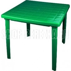 АЛЬТЕРНАТИВА М2596 стол 800х800х740мм квадратный (зеленый)