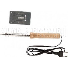 SPARTA Паяльник с ручкой из дерева, 60 Вт, 220 В 913103