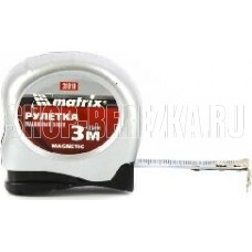 MATRIX Рулетка Magnetic, 3 м х 16 мм, магнитный зацеп 31010