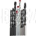 SPARTA Набор сверл по бетону 5-6-8 мм, металлу 5-6-8 мм, дереву 5-6-8 мм, 9 шт. цилин. хвостовик 725055