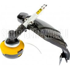 DENZEL Триммер электрический TE-1400, 1400 Вт, 420 мм, катушка, диск, разборная штанга 96612 (1 коробка)