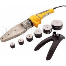 DENZEL Аппарат для сварки пласт. труб DWP-2000, Х-PRO, 2000Вт, 300 град.,компл насадок, 20 - 63 мм 9 DENZEL Аппарат для сварки пласт. труб DWP-2000, Х-PRO, 2000Вт, 300 град.,компл насадок, 20 - 63 мм 9