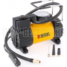 DENZEL Компрессор автомобильный AC-37, 12 В, 7 атм., 37 л/мин, автомоб. предохранитель 58055