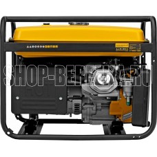 DENZEL Генератор бензиновый GE 6900, 5,5 кВт, 220В/50Гц, 25 л, ручной старт 94637