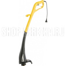 DENZEL Триммер электрический TE-350, 350 Вт, 260 мм, катушка полуавтомат 96619 (1 коробка)