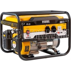 DENZEL Генератор бензиновый PS 25, 2,5 кВт, 230В, 15л, ручной стартер 946814