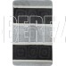 САНАКС 00211 SILVER Коврик в ванную двойной ЧЁРНЫЙ 60х100+50х60 см 100% полиэстер