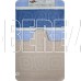 САНАКС 00205 SILVER Коврик в ванную двойной ГОЛУБОЙ 60х100+50х60 см 100% полиэстер