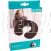 INTEX Подушка надувная для шеи 36x30x10 см (велюр) Дорожная (в коробке) INTEX. Арт. 68675