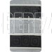 САНАКС 00218 SILVER Коврик в ванную одинарный ЧЁРНЫЙ 60х100см 100% полиэстер